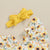 Backless Daisy Print Baby Romper