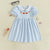 Girl Back to School Dress Striped