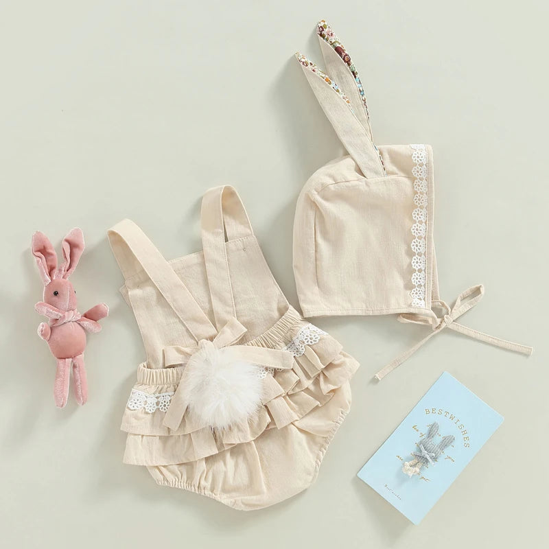 Baby Girl Bunny Romper