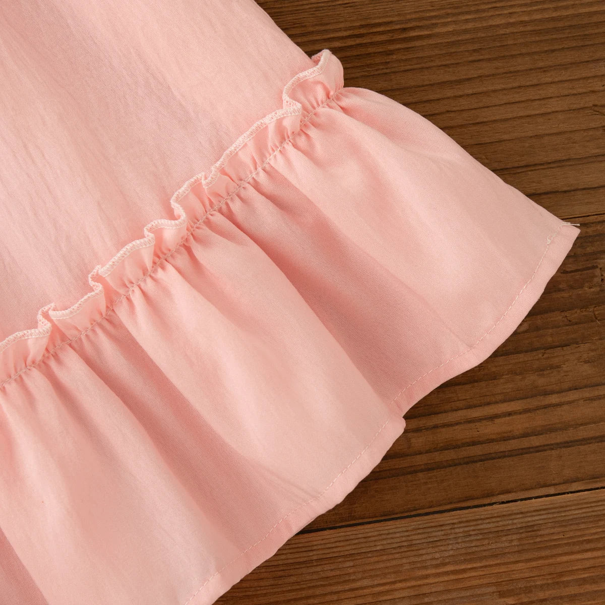 Pink Chiffon Dress with Tulip Bow