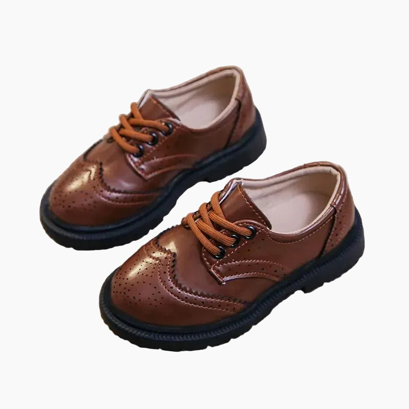 Boys Leather Oxford Formal Shoes