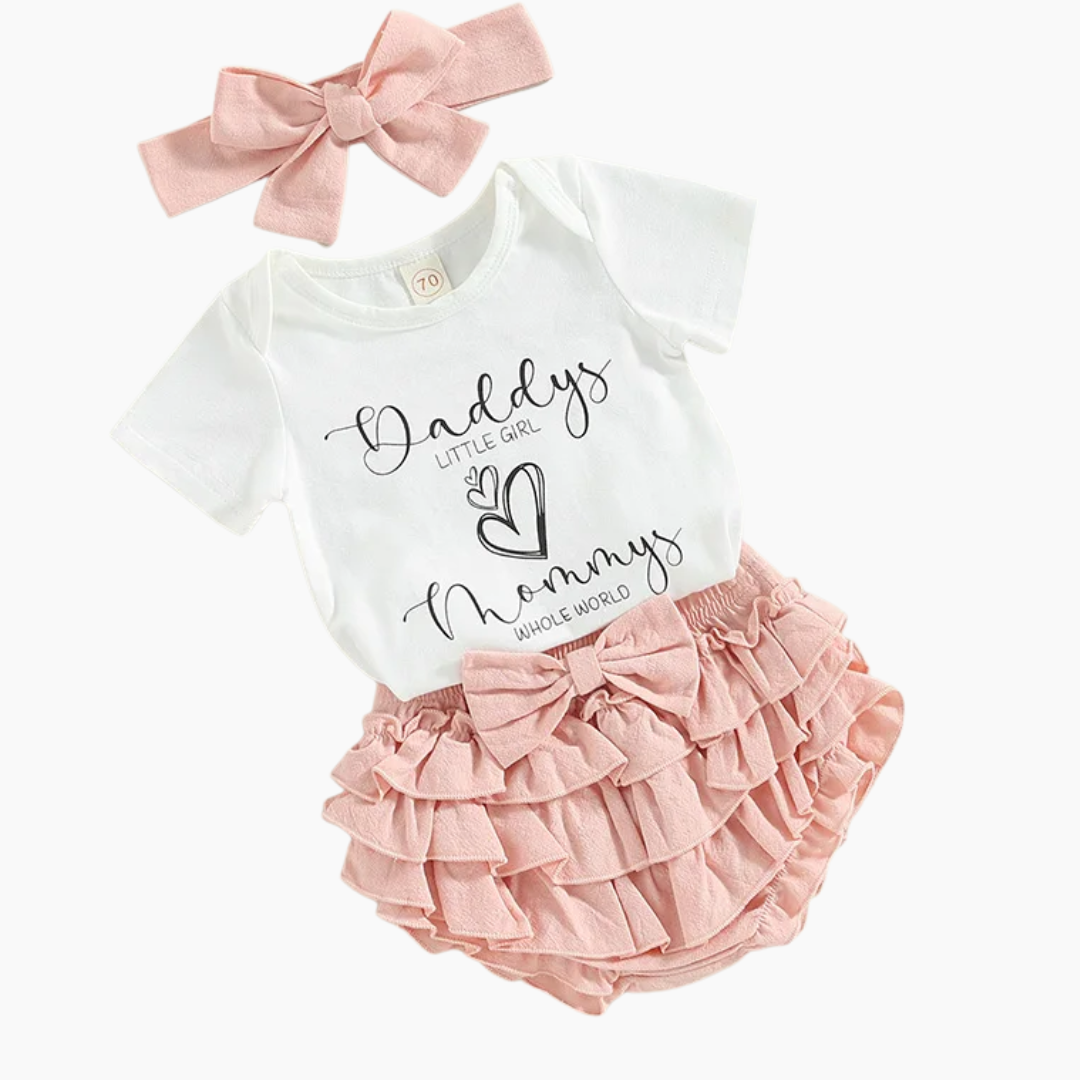3-Piece Baby Girl Outfit Set