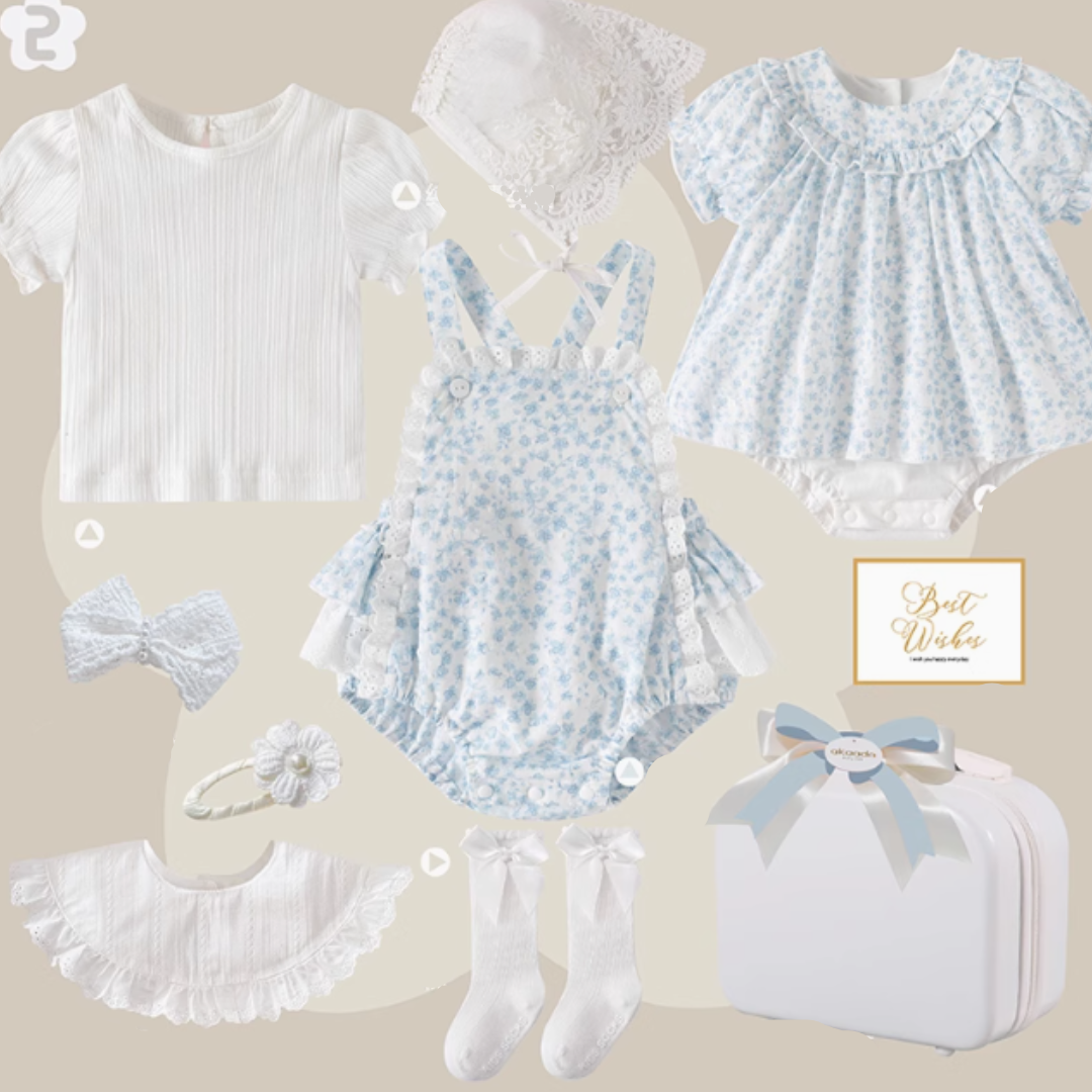 Breathable Summer Baby Girl Gift Set