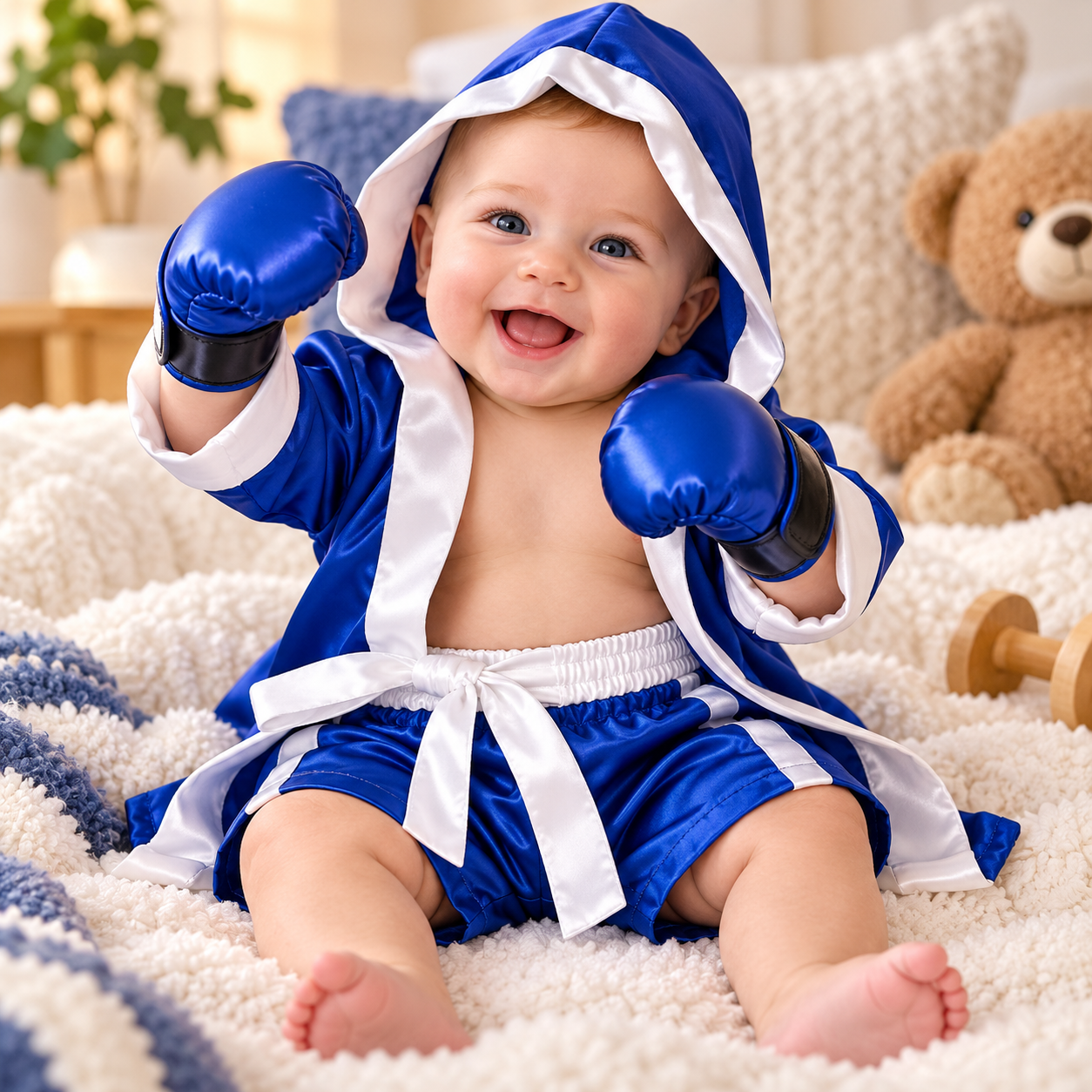 Baby Boxing Photography Outfit Set
