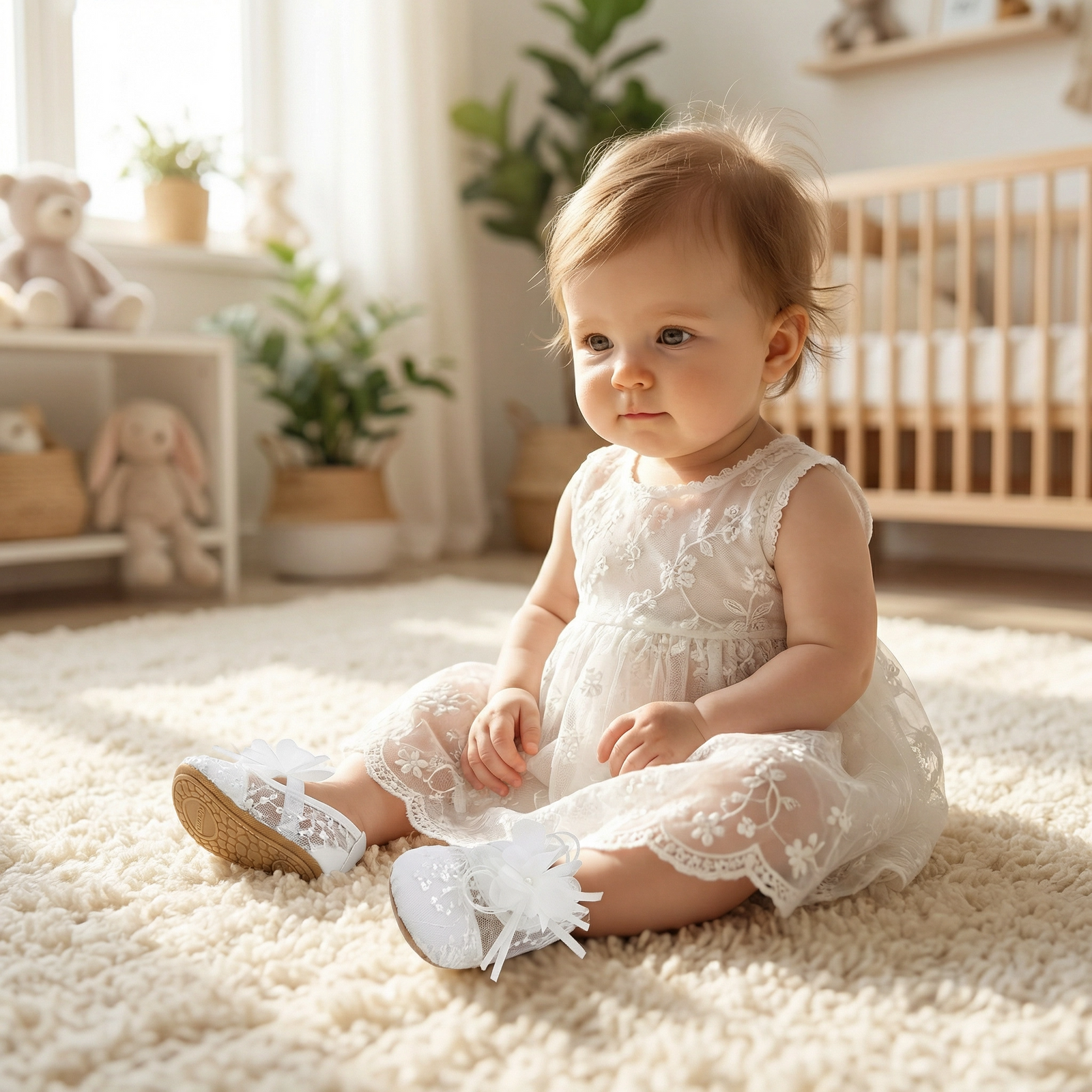 Butterfly & Flower Anti-Slip Princess Shoes