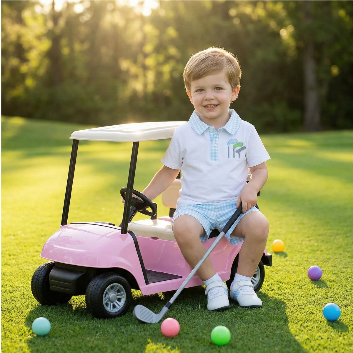 Baby Boy Golf Outfit Set