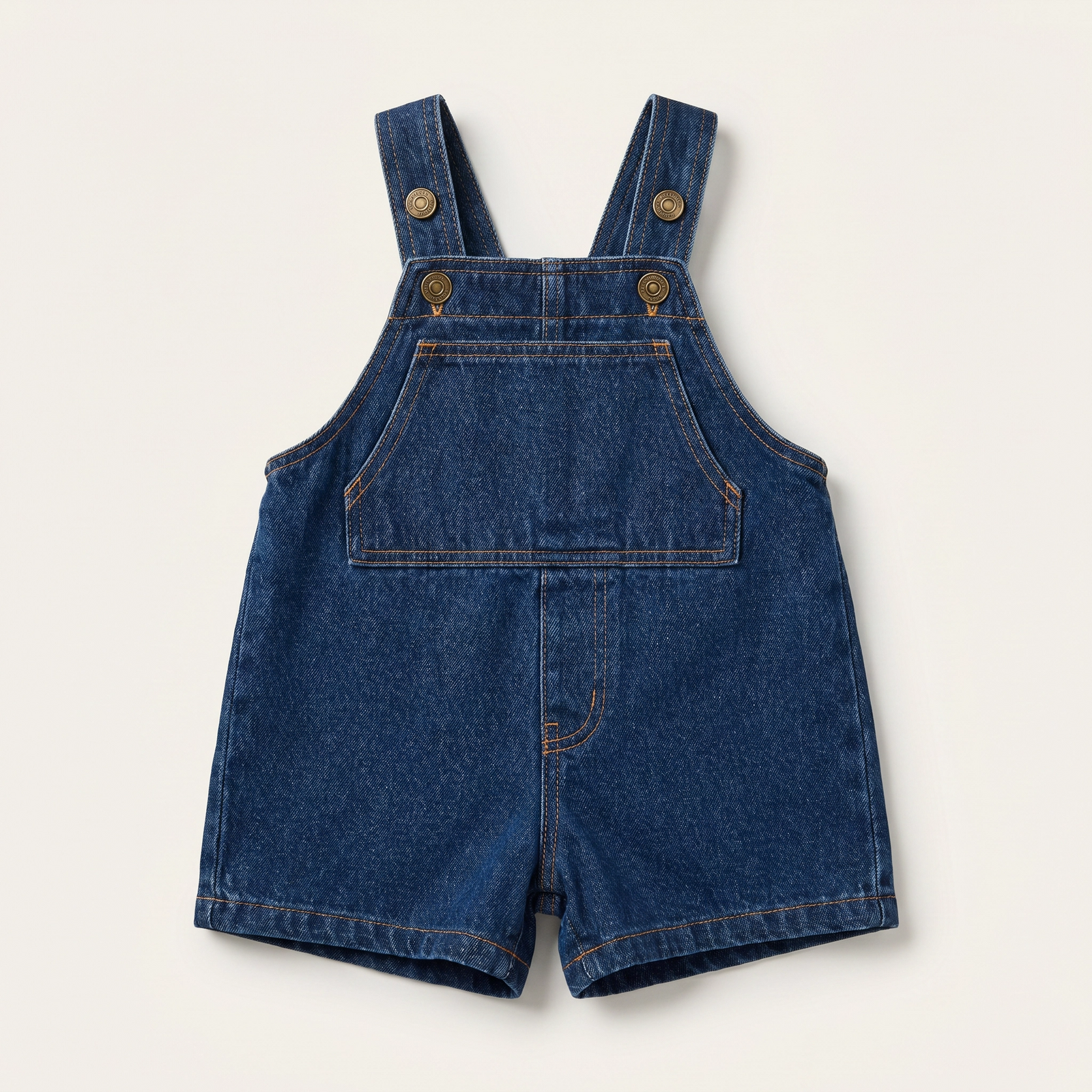 Unisex Denim Suspender Shorts for Babies & Toddlers