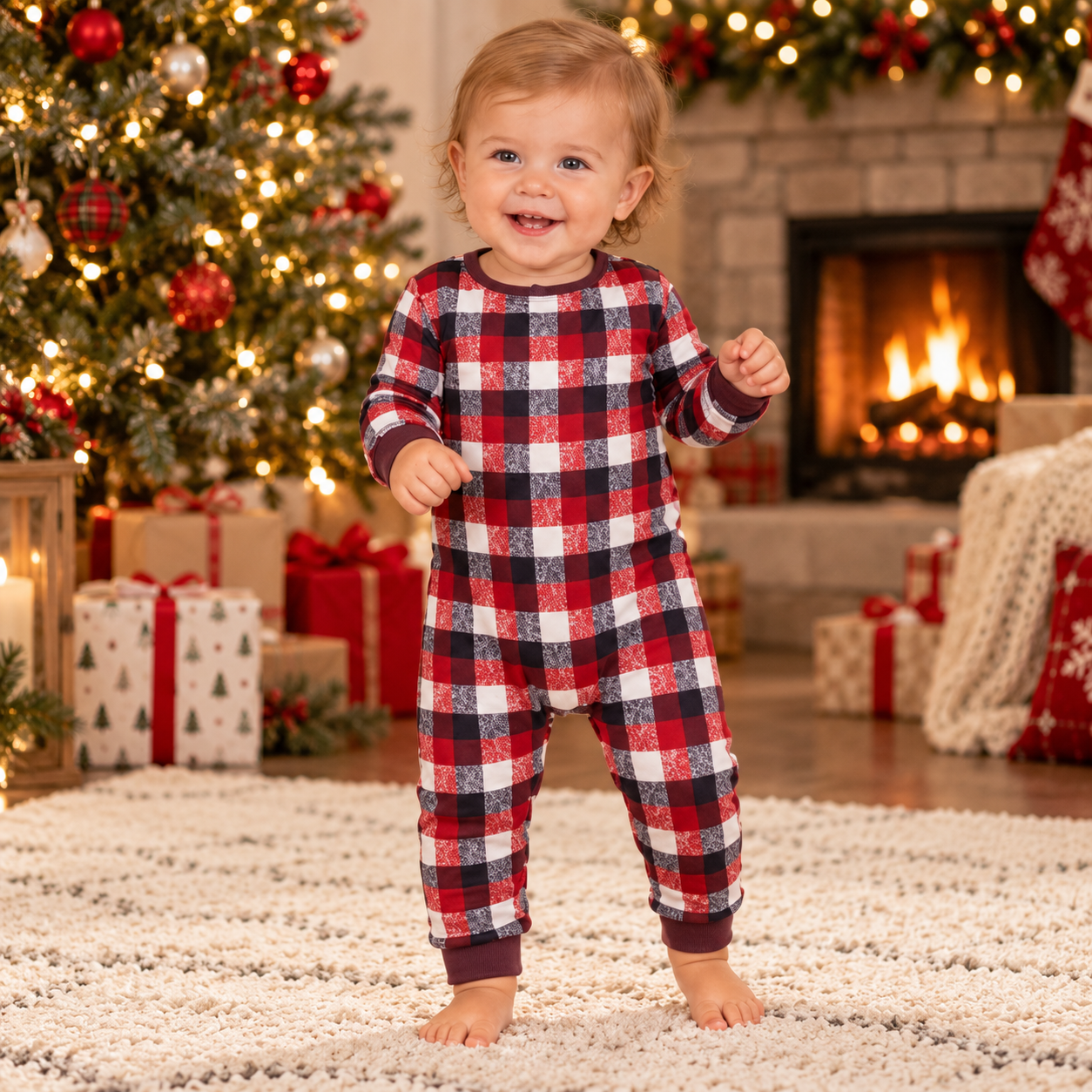 Matching Family Reindeer Christmas Pajamas — Sold Separately