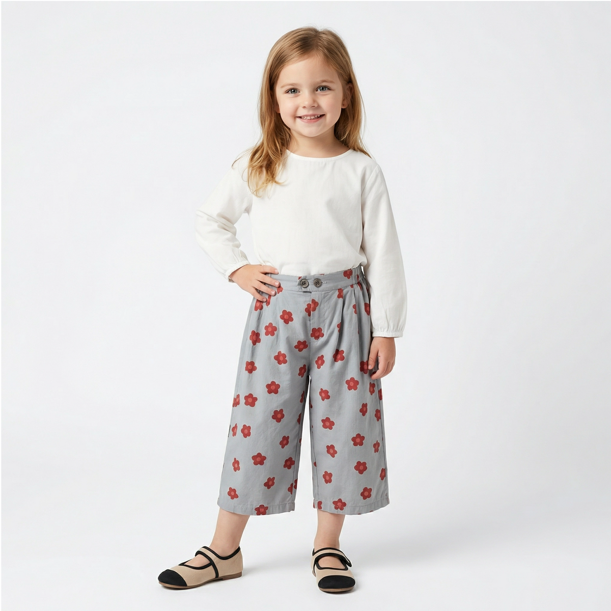 Unisex Printed Cotton Harem Pants for Kids