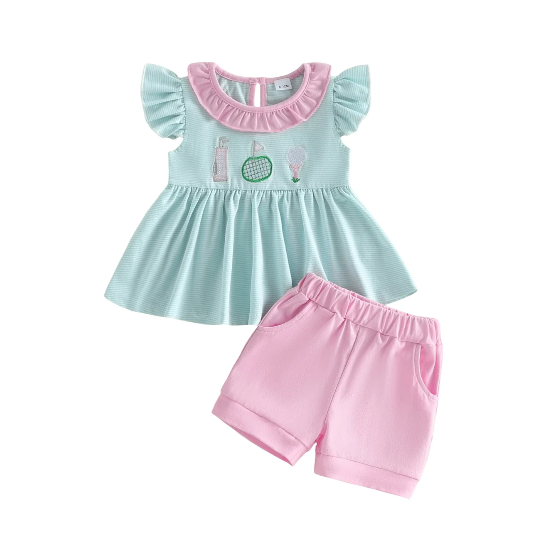 2-Piece Golf Motif Outfit
