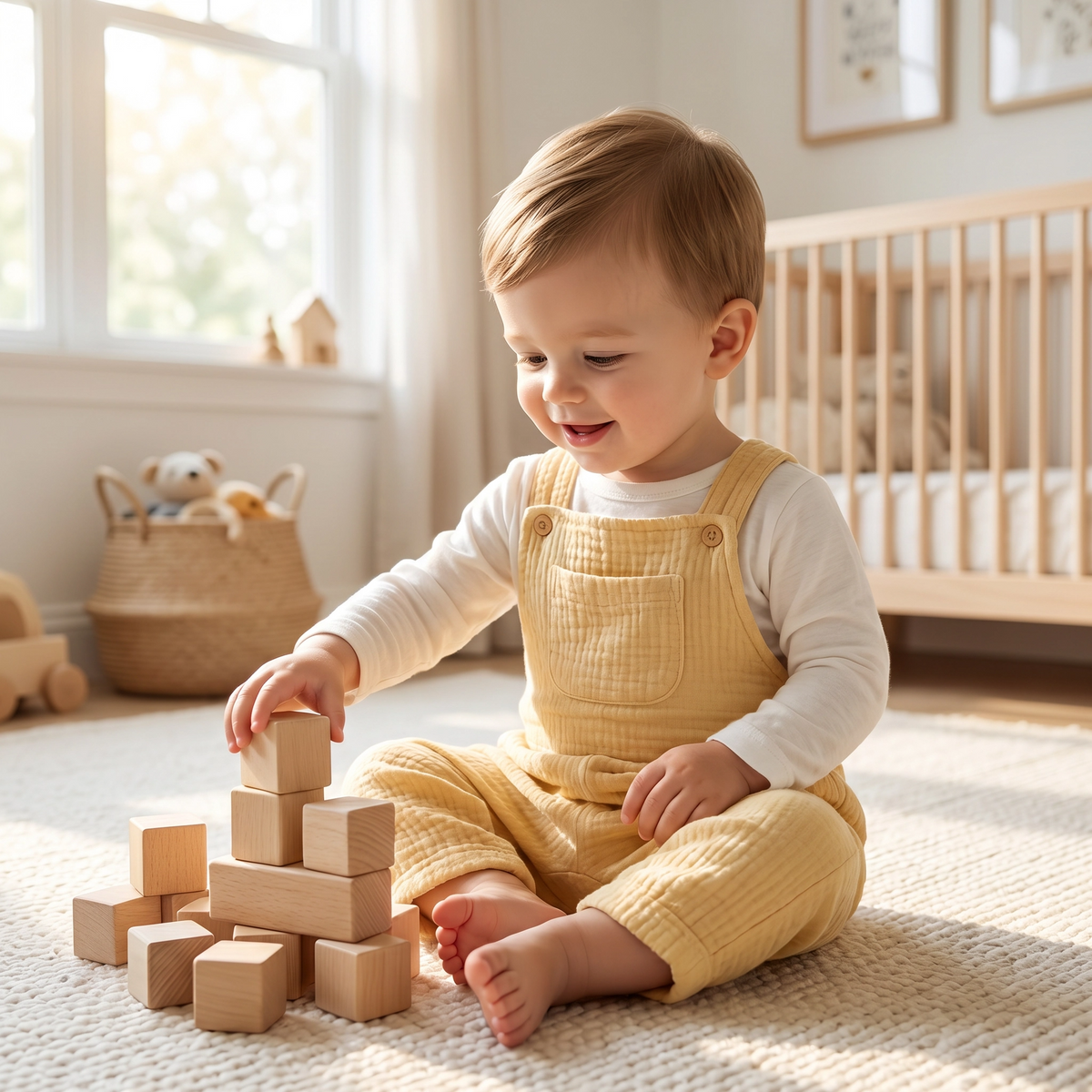 Plaid & Solid Color Jumpsuits