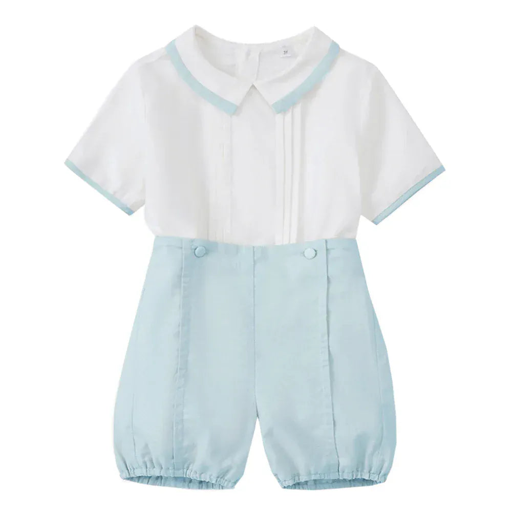 Blue / 18-24M 2 Piece Summer Gentleman Set