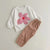 Boy's Clothing 2Pcs Cozy Sweatshirt and Corduroy Pants