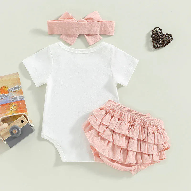 3-Piece Baby Girl Outfit Set
