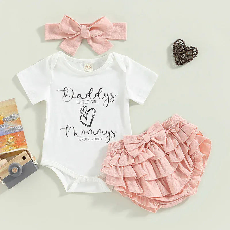 3-Piece Baby Girl Outfit Set