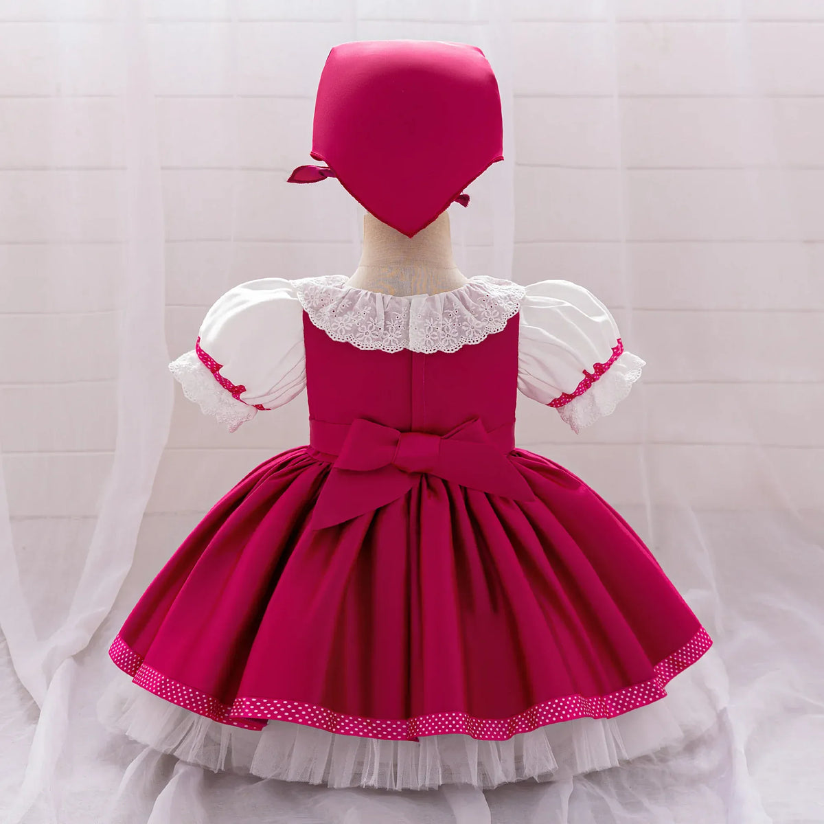 3-Piece Lolita Party Dress Set for Toddlers