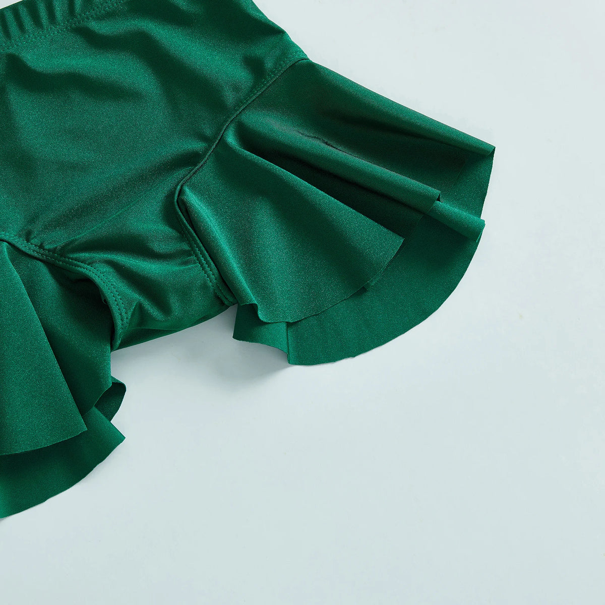 3-Piece Ruffled Swimsuit & Mermaid Skirt Set