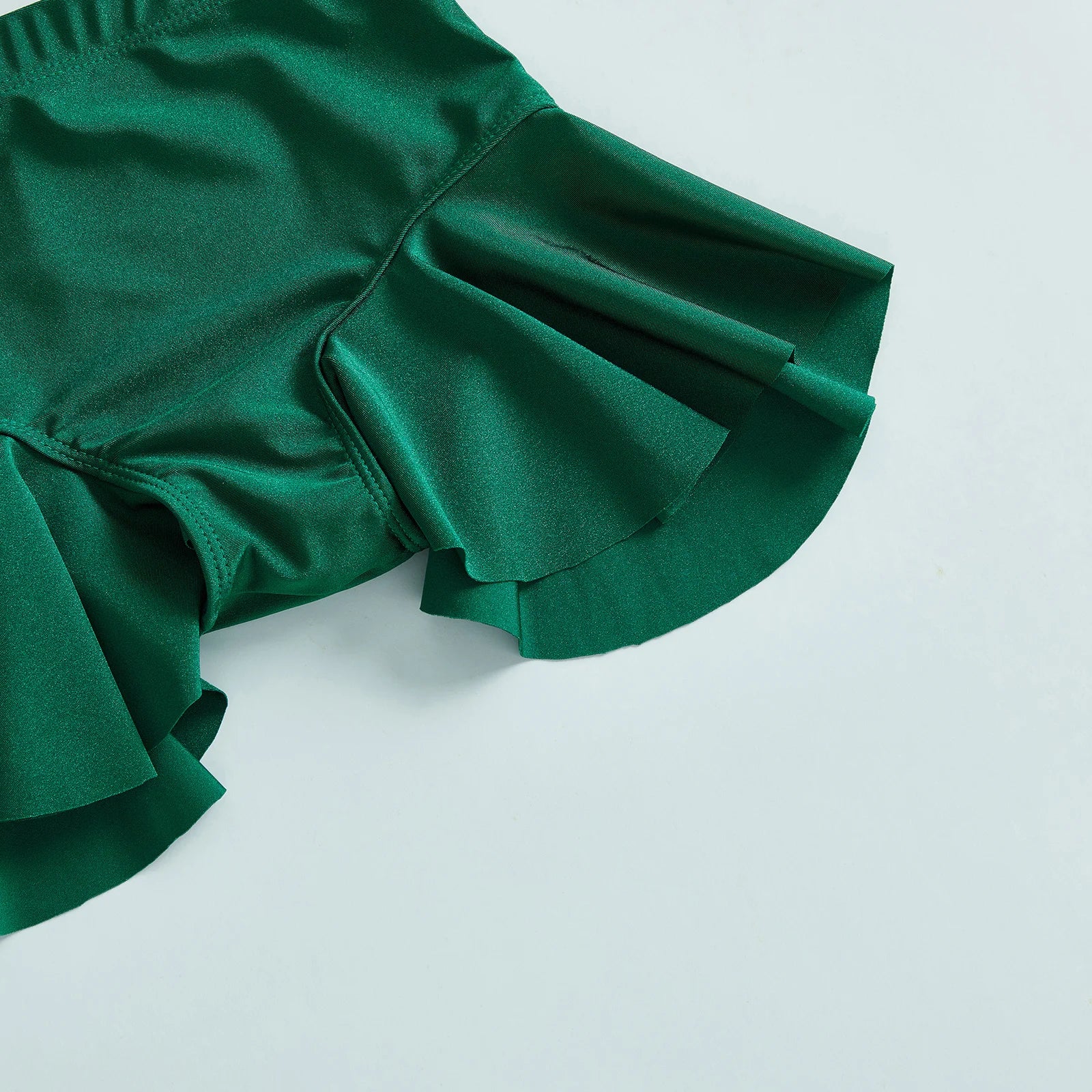 3-Piece Ruffled Swimsuit & Mermaid Skirt Set