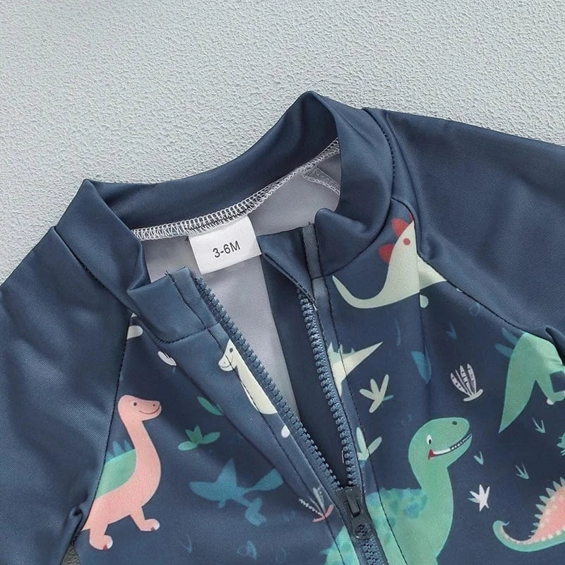 3 Piece Toddler Rash Guard Swimsuit Set