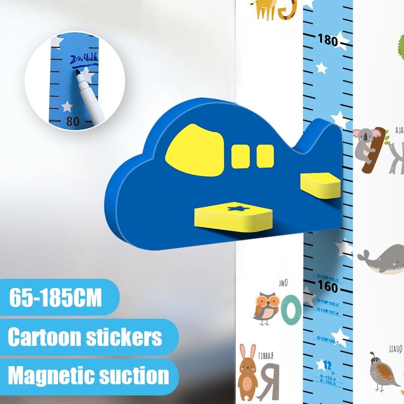 0 Hyper Fighters / 65-185CM 3D Cartoon Wall Height Chart