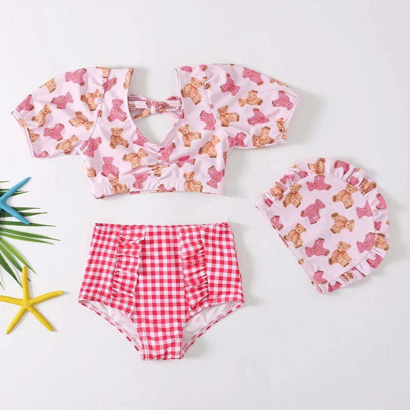 Z942FS / 12-24M 3Pcs Kids Clothes Girls Swimsuits S