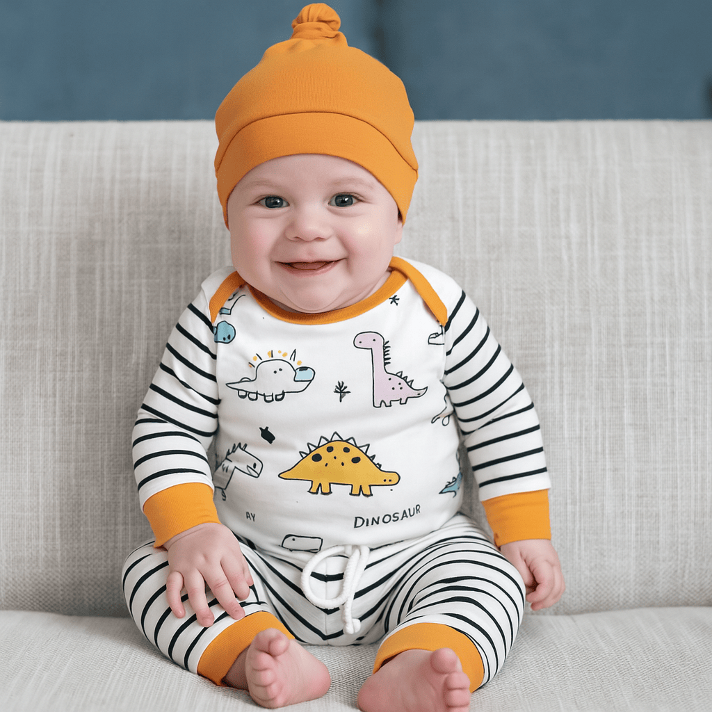 3PCS Newborn Baby Boy Outfit Set