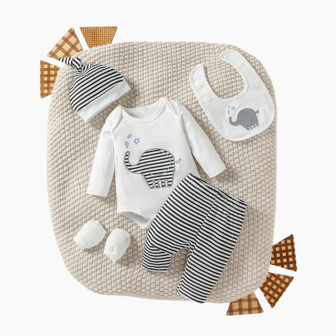 4-Piece Baby Boy Outfit Set