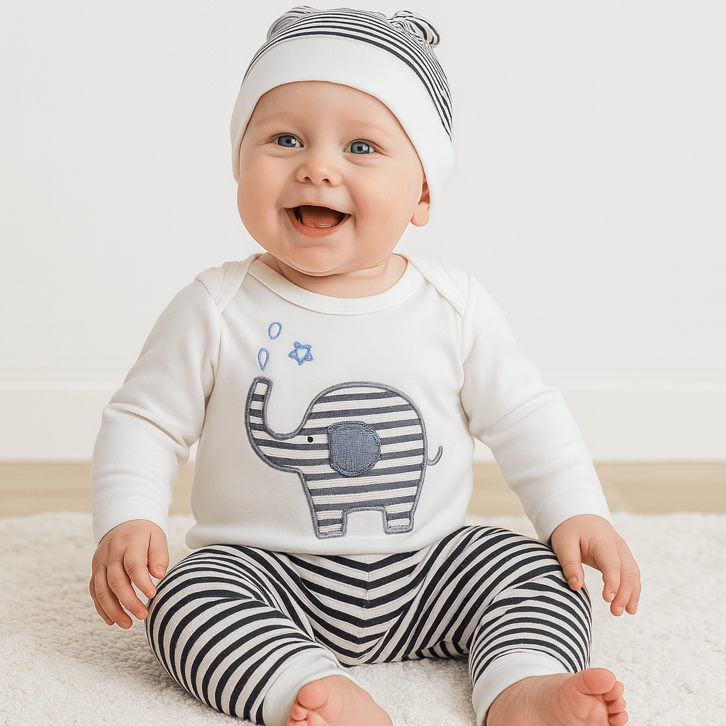 4-Piece Baby Boy Outfit Set