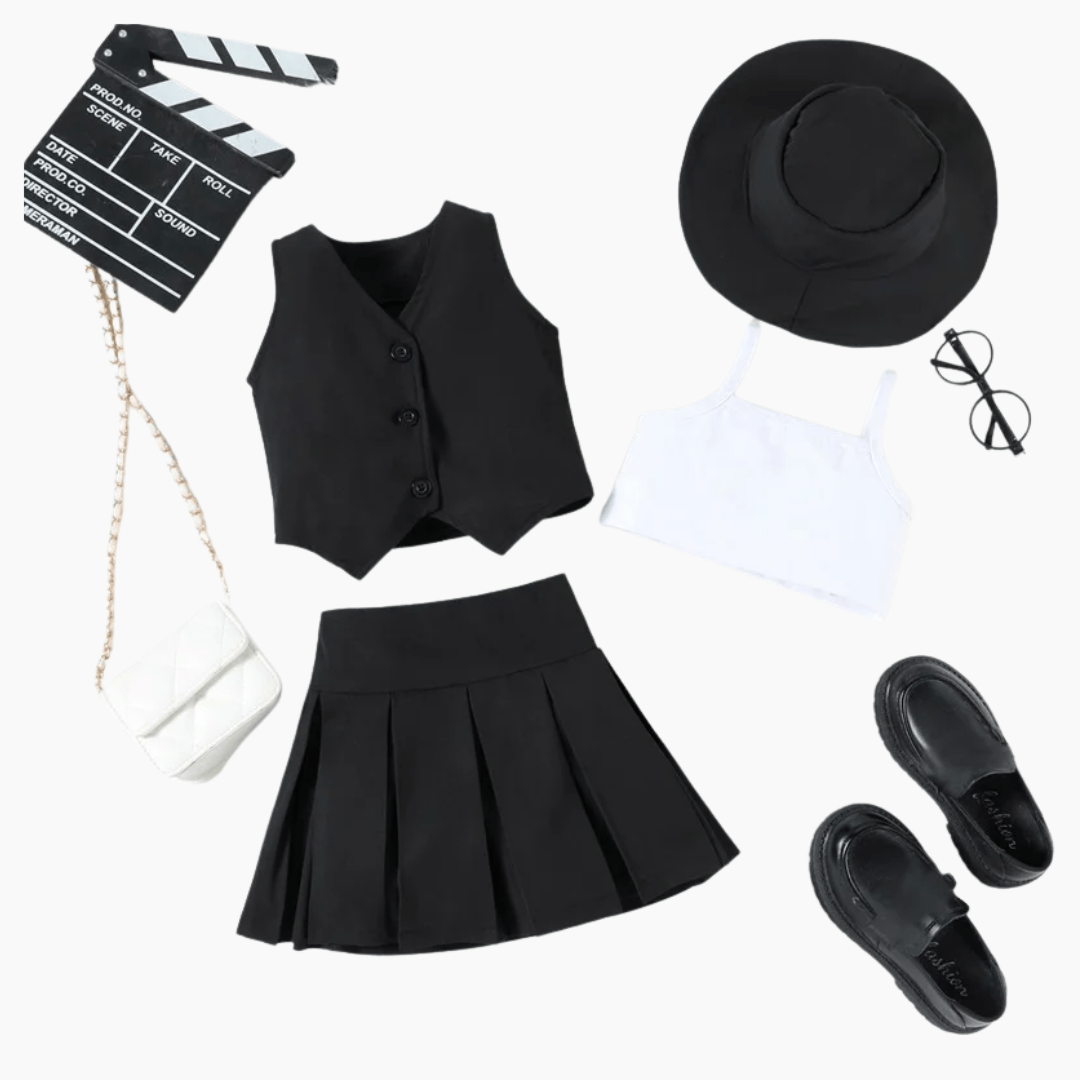 4-Piece Girl Summer Outfit Set