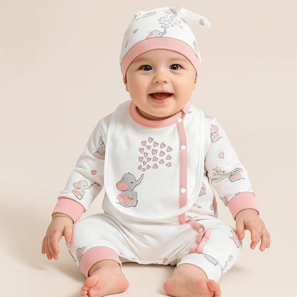 4PCS Newborn Baby Outfit Set