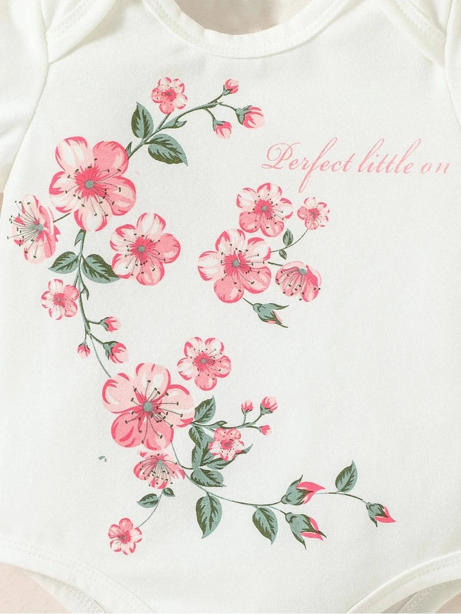 5 Piece Baby Girl Summer Outfit Set