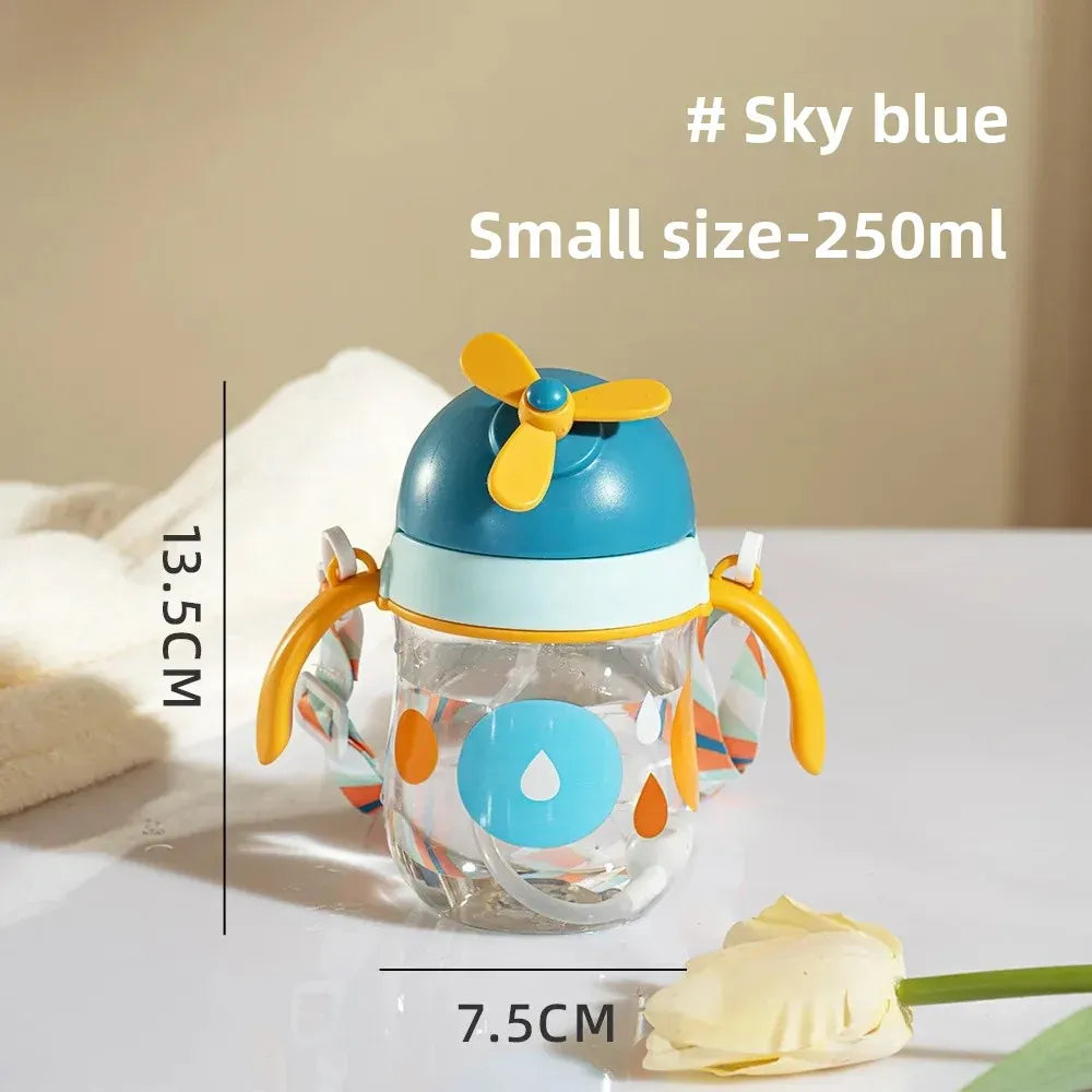 Small Sky Blue AeroSip Plane Trainer Cup