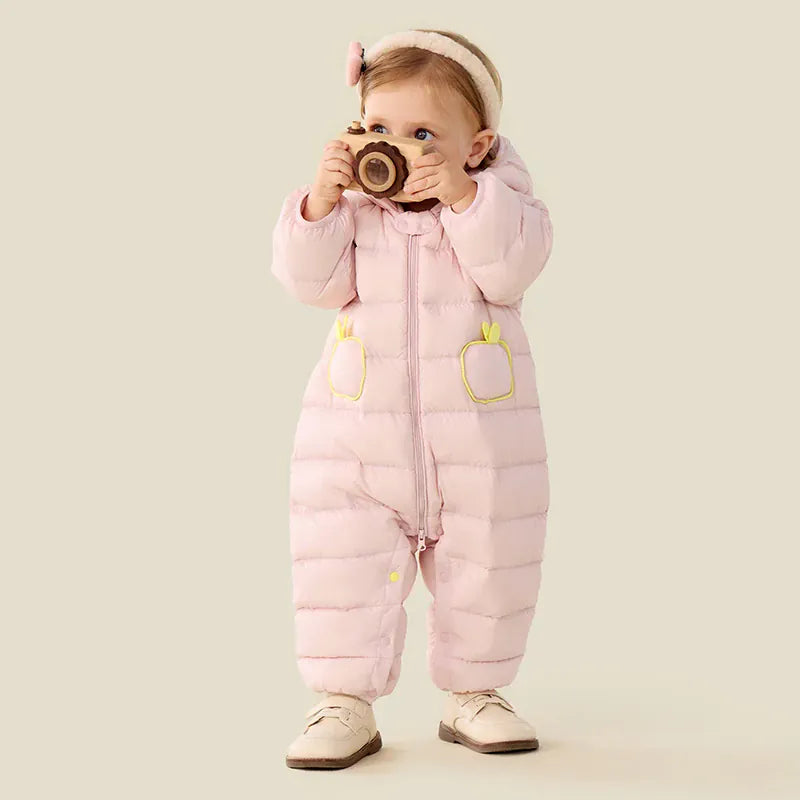 Dreamy Pink / 3-6M Arctic Cub Baby Down Snowsuit