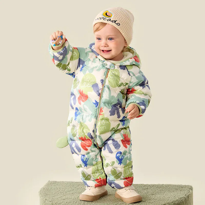 Green / 3-6M Arctic Cub Baby Down Snowsuit