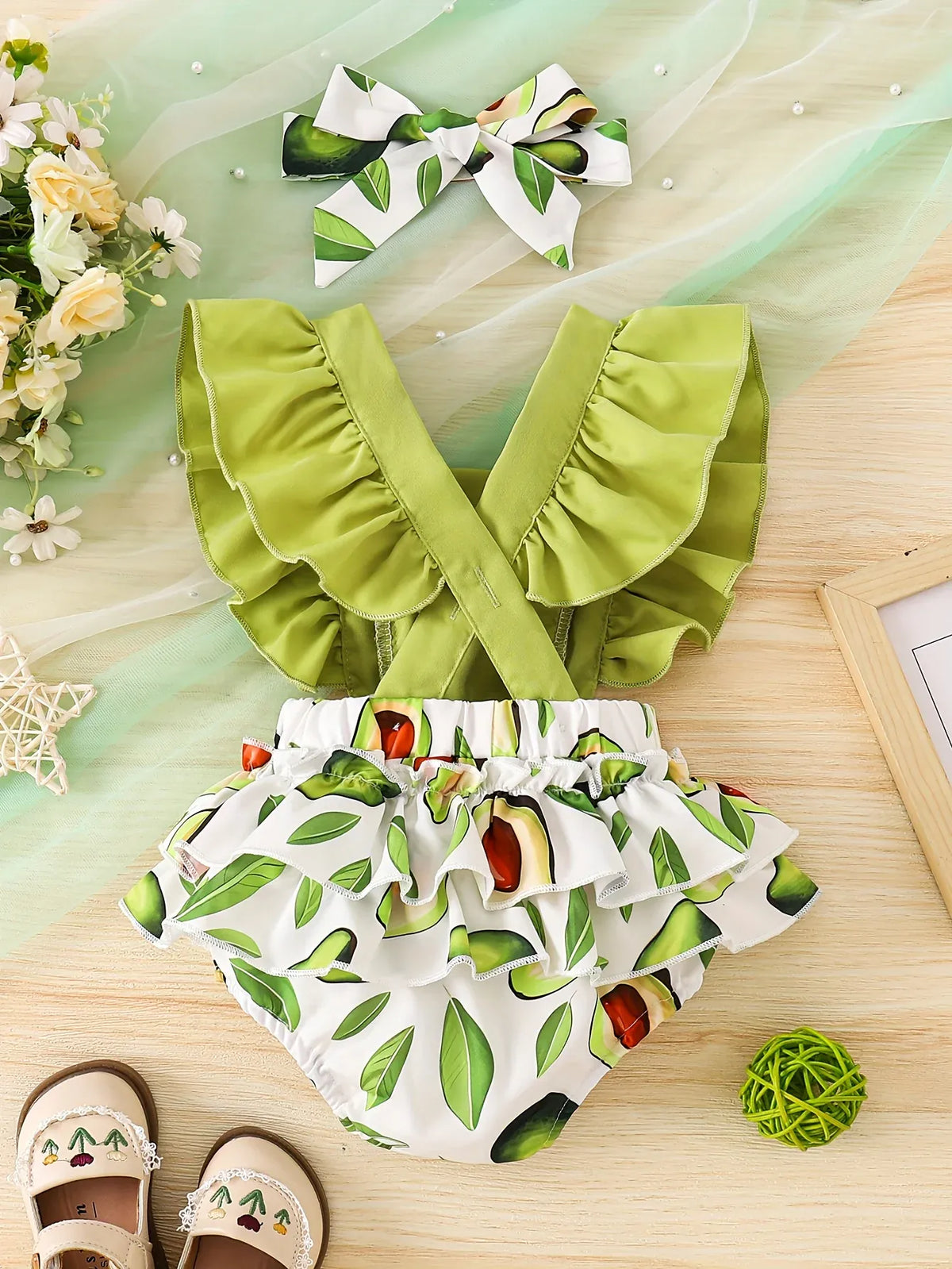 Avocado Digital Print Pattern