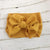 Yellow Baby Accessories Infant Baby Girl Cute Soft Bow Headband Newborn Solid Headwear Headdress Nylon Elastic Hair Band Gifts Props