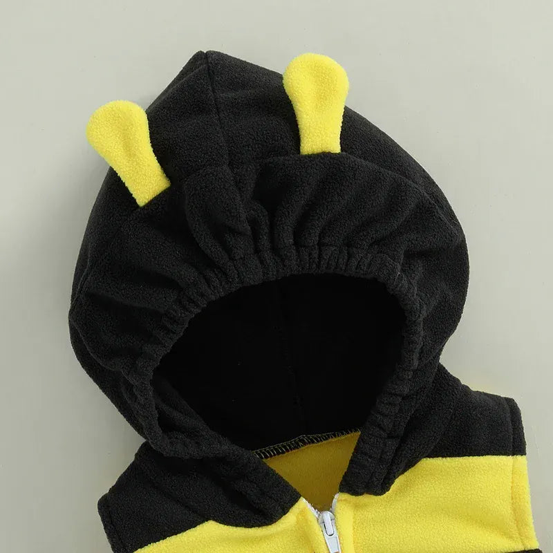 Baby Bee Halloween Costume Romper & Socks Set 0–24 Months