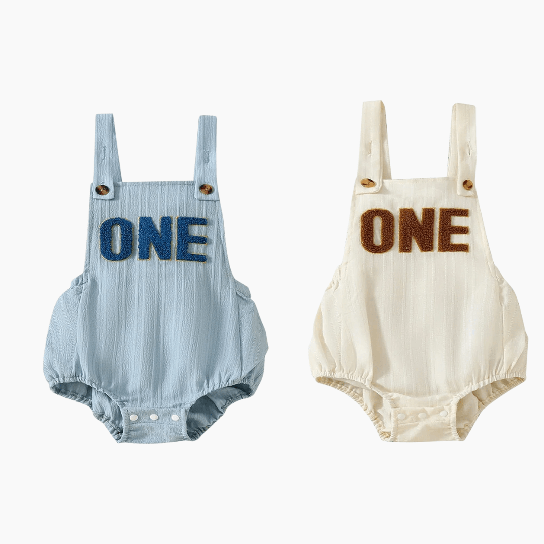 Baby Birthday Sleeveless Overalls