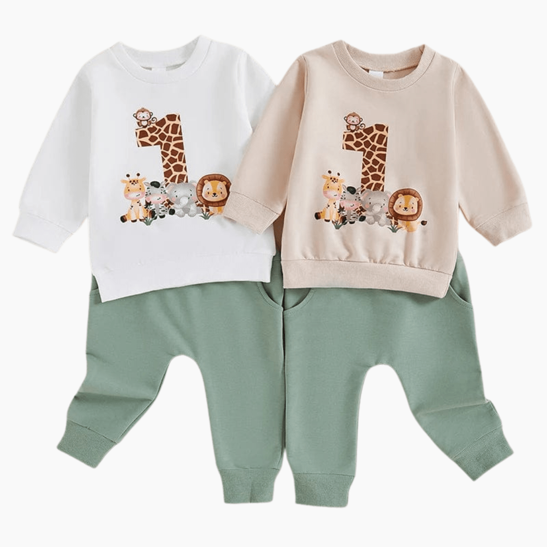 Baby Boy 1st Birthday  Sweatshirt Set