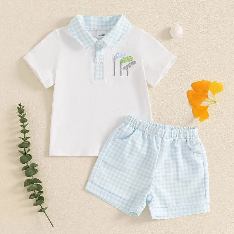 Baby Boy Golf Outfit Set