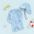 Baby Boy Rash Guard Swimsuit Set with Hat