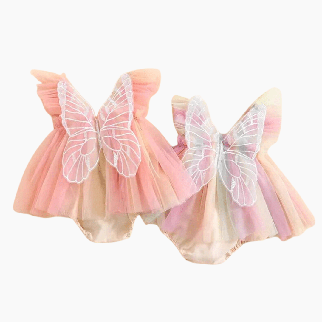 Baby Butterfly Wing Romper Dress