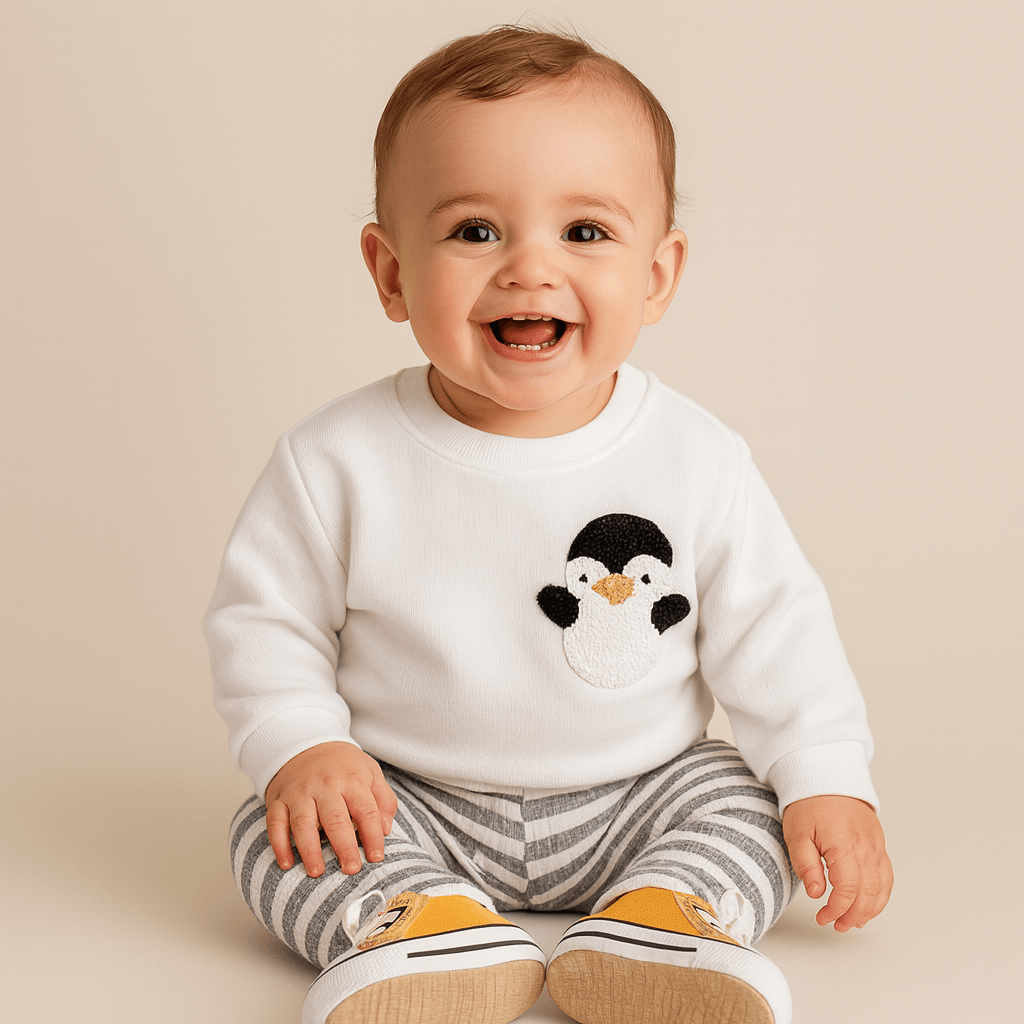 Baby Cartoon Animal Outfit Set