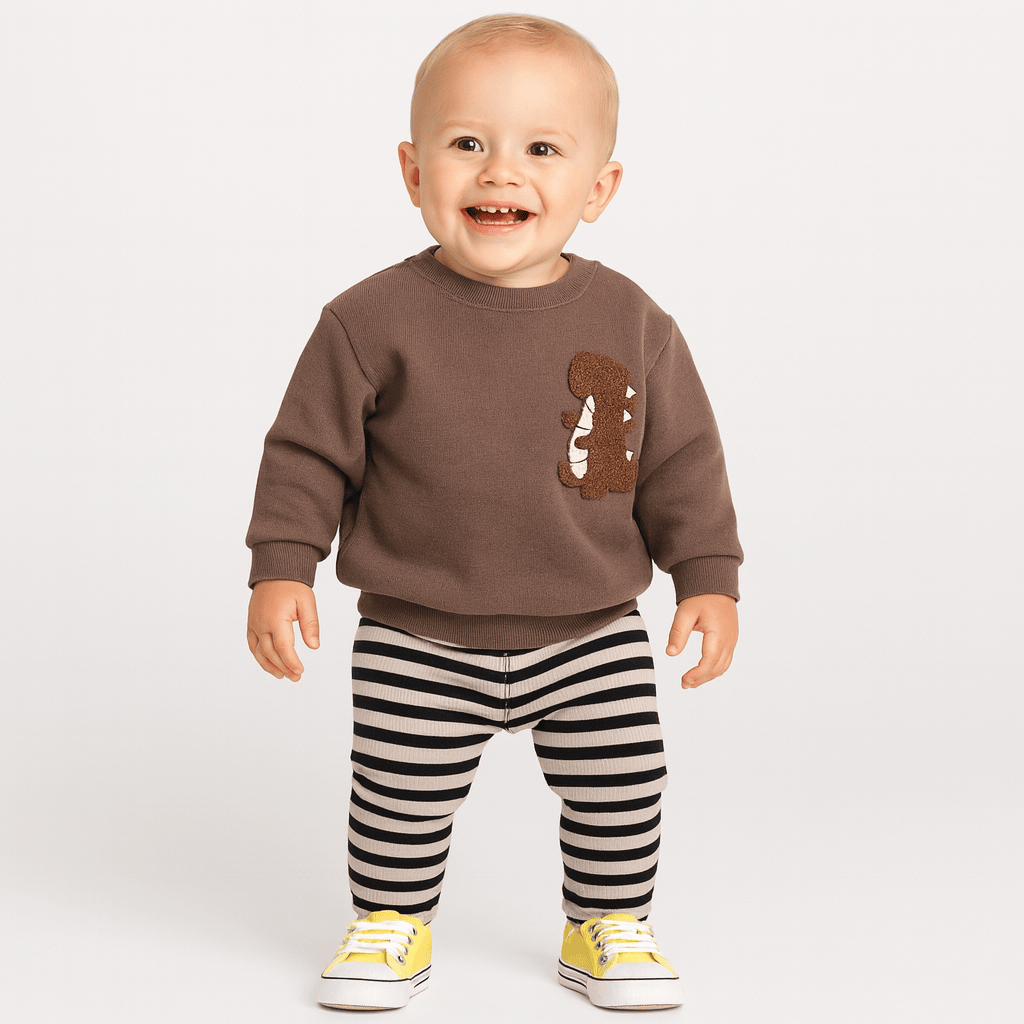 Baby Cartoon Animal Outfit Set