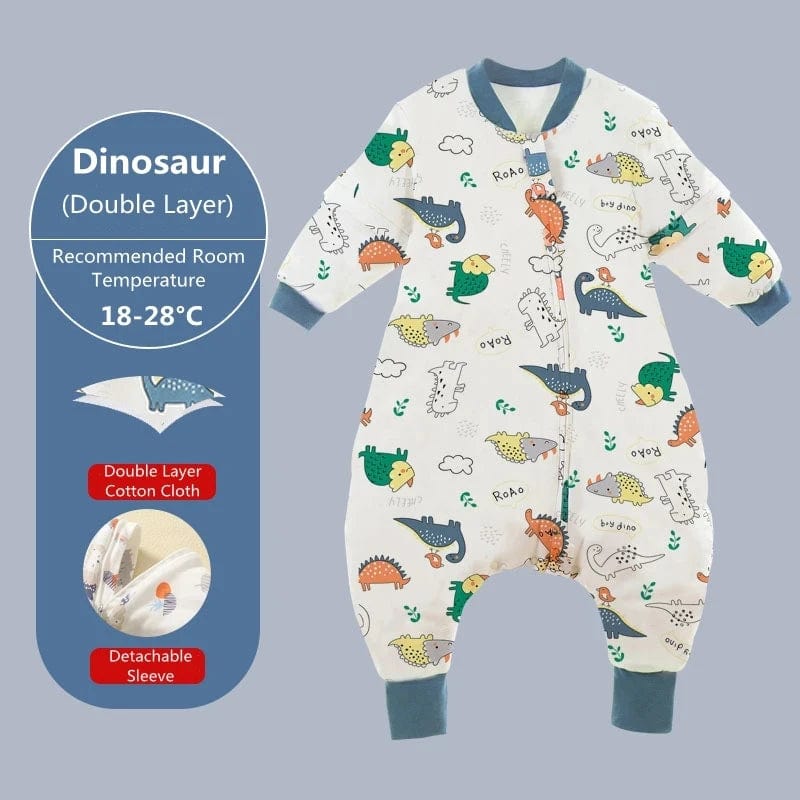 Dinosaur-1 / 10-18M Baby Cartoon Split-legged Sleepsacks