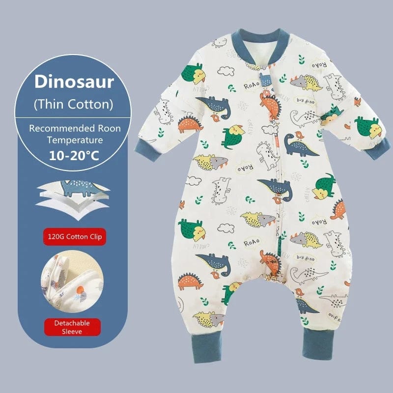 Dinosaur-2 / 6-12M Baby Cartoon Split-legged Sleepsacks