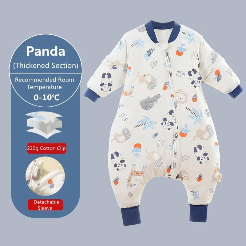 Panda-3 / 10-18M Baby Cartoon Split-legged Sleepsacks