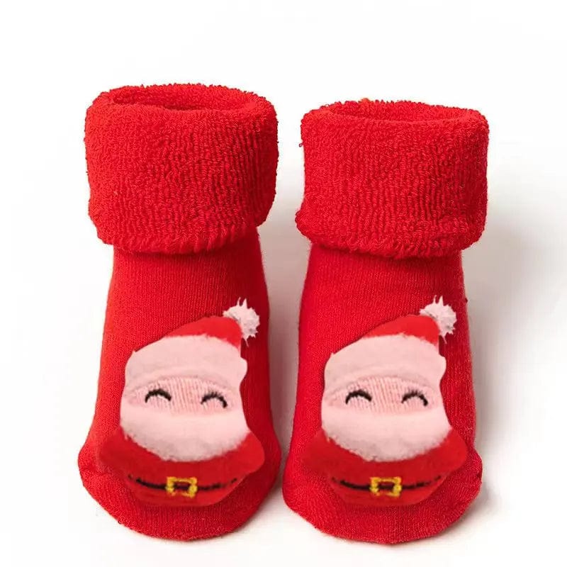 Santa 2 / 0-1T Baby Christmas Non-Slip Socks