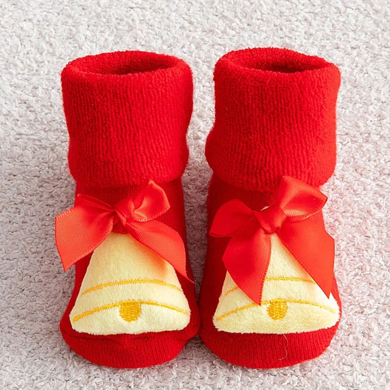 Bell / 0-1T Baby Christmas Non-Slip Socks