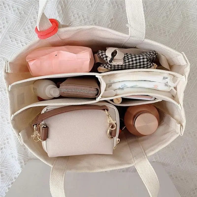 Beige Baby Diaper Bag Mommy Maternity